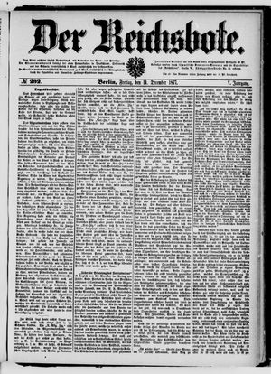 Der Reichsbote vom 14.12.1877