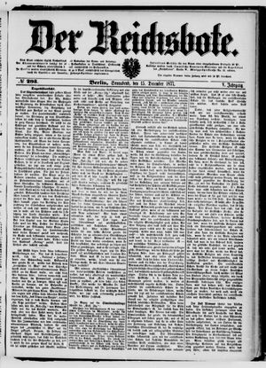 Der Reichsbote vom 15.12.1877