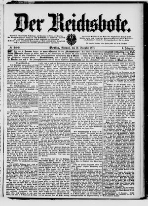 Der Reichsbote vom 19.12.1877