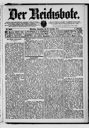 Der Reichsbote vom 22.12.1877