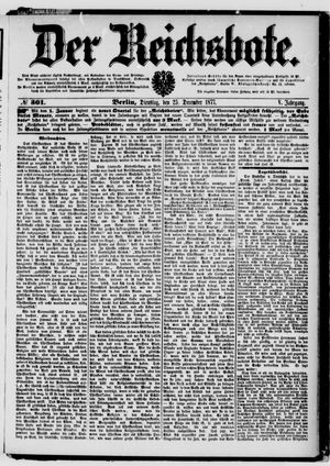 Der Reichsbote vom 25.12.1877