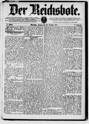 Der Reichsbote vom 30.12.1877