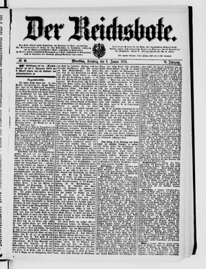 Der Reichsbote vom 08.01.1878