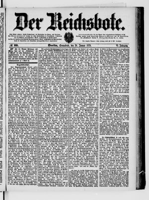 Der Reichsbote vom 26.01.1878
