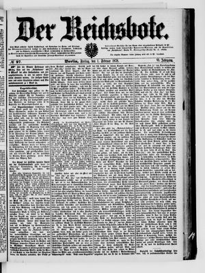 Der Reichsbote vom 01.02.1878