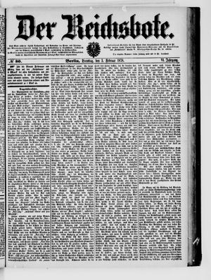 Der Reichsbote vom 05.02.1878