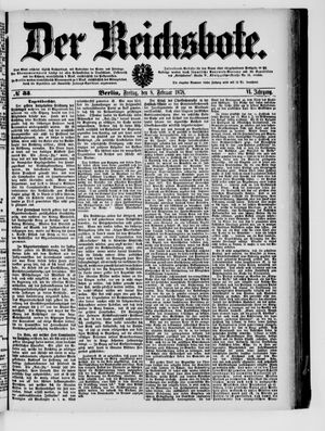 Der Reichsbote vom 08.02.1878