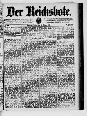 Der Reichsbote on Feb 15, 1878
