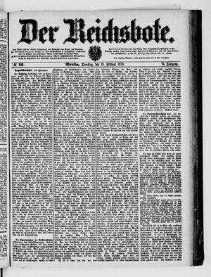 Der Reichsbote on Feb 19, 1878