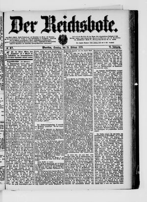 Der Reichsbote on Feb 24, 1878