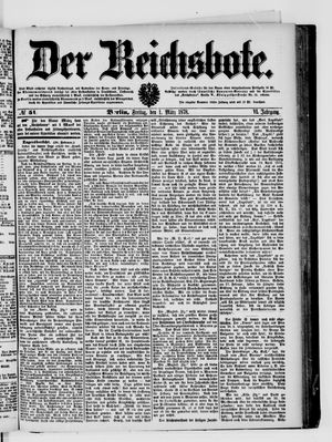 Der Reichsbote vom 01.03.1878