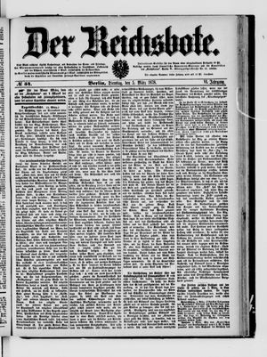 Der Reichsbote vom 05.03.1878
