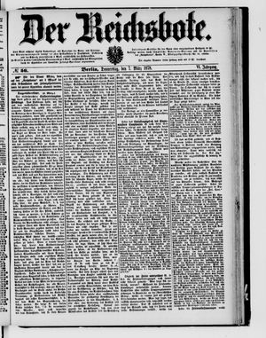 Der Reichsbote vom 07.03.1878
