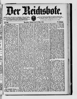 Der Reichsbote on Mar 10, 1878