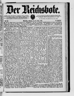 Der Reichsbote vom 20.03.1878