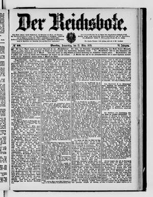 Der Reichsbote on Mar 21, 1878