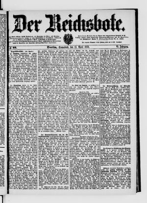 Der Reichsbote on Apr 13, 1878