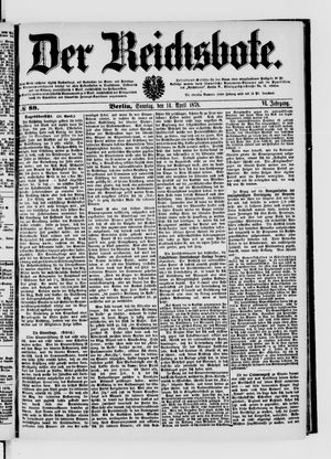 Der Reichsbote on Apr 14, 1878