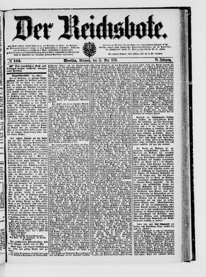 Der Reichsbote vom 15.05.1878