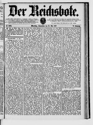 Der Reichsbote vom 25.05.1878