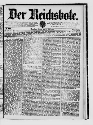 Der Reichsbote on Jun 21, 1878
