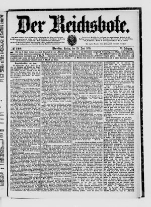 Der Reichsbote vom 28.06.1878