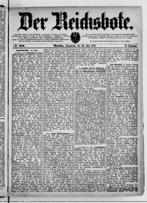 Der Reichsbote vom 20.07.1878