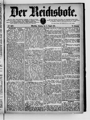 Der Reichsbote vom 11.08.1878