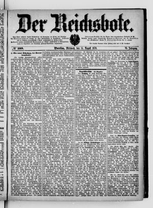 Der Reichsbote on Aug 14, 1878