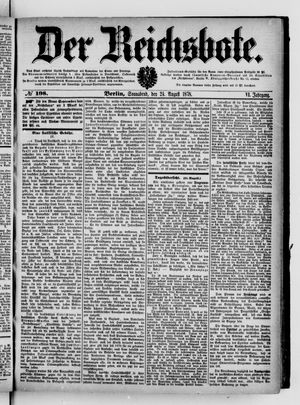 Der Reichsbote vom 24.08.1878