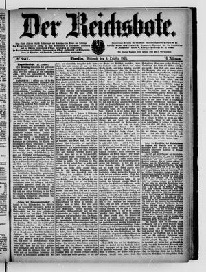 Der Reichsbote on Oct 9, 1878