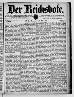 Der Reichsbote on Oct 17, 1878