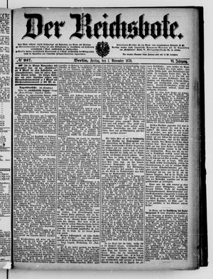 Der Reichsbote vom 01.11.1878
