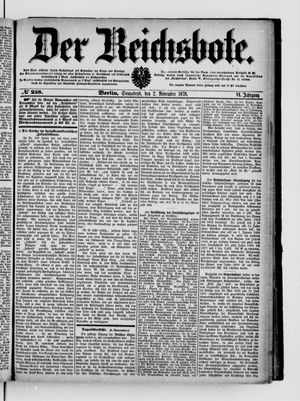 Der Reichsbote on Nov 2, 1878