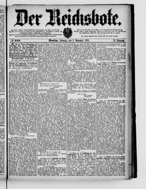 Der Reichsbote on Nov 3, 1878