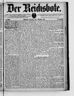 Der Reichsbote on Nov 7, 1878