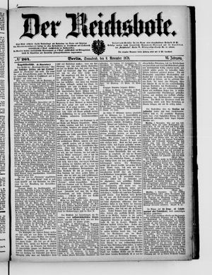 Der Reichsbote on Nov 9, 1878