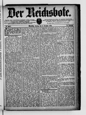 Der Reichsbote on Dec 6, 1878