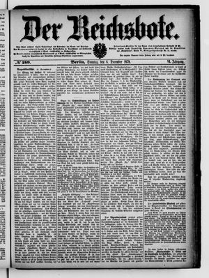 Der Reichsbote vom 08.12.1878