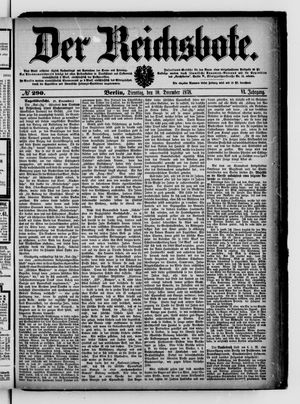Der Reichsbote vom 10.12.1878