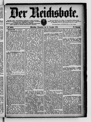 Der Reichsbote on Dec 14, 1878