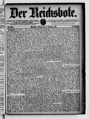 Der Reichsbote vom 15.12.1878