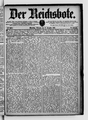 Der Reichsbote on Dec 18, 1878