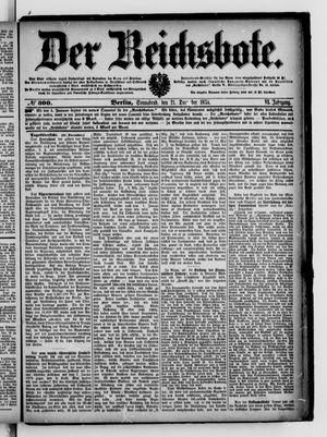 Der Reichsbote vom 21.12.1878
