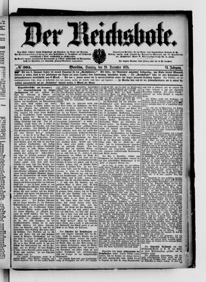 Der Reichsbote vom 29.12.1878