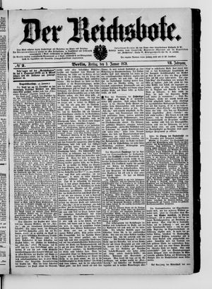 Der Reichsbote vom 03.01.1879