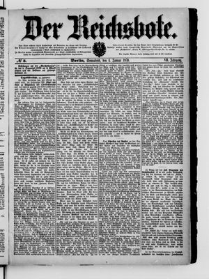 Der Reichsbote on Jan 4, 1879