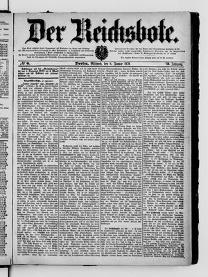 Der Reichsbote vom 08.01.1879