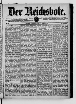 Der Reichsbote vom 11.01.1879