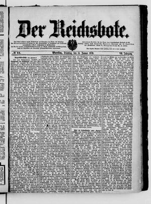 Der Reichsbote on Jan 14, 1879